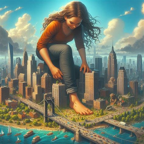 city giantess|Giantess City .